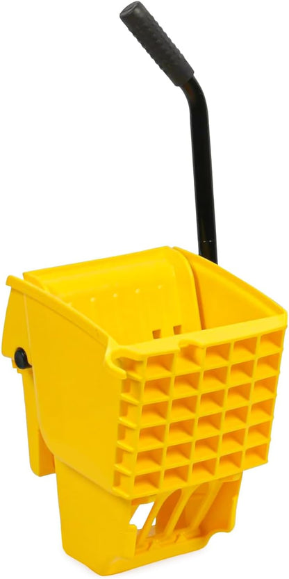 PLASTIC PRINCE Mop Wringer Only Side Press Wringer Replacement for Commercial Mop Bucket on Wheels - 26-Quart or 35 Quart, Yellow