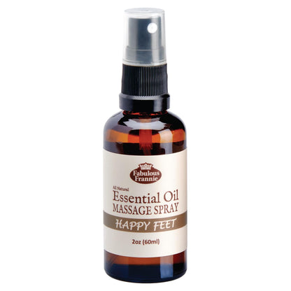 Fabulous Frannie Bug Away Healthy Massage Spritz Made with Carrier Oils and Citronella, Lavender, Eucalyptus and Lemongrass Essential Oils 2oz