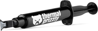 Thermal Grizzly - Duronaut - 6 Gram - Enhanced Durability & High Performance Thermal Paste - for Maximum Conductivity While Overclocking CPU/GPU/PS4/PS5/Xbox with 12 Cleaning Wipes 6 Wet & 6 Dry