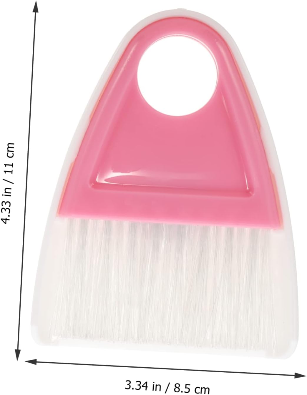 Mini Broom and Dustpan Set 2 Pieces Compact Desktop Cleaning Tools with Flexible Bristles for Pet Hair Household Debris and Car Interior Cleaning