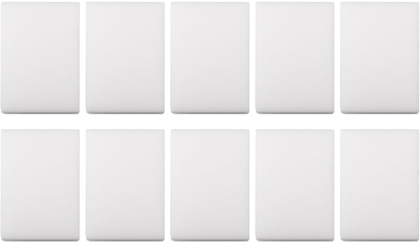 Melamine Foam Cleaning Sponges Multi-Purpose Eraser Sponge for Kitchen Bathroom Household Cleaning Stain Removal No Chemical Required Durable Magic Cleaning Pads 10x7x3cm White