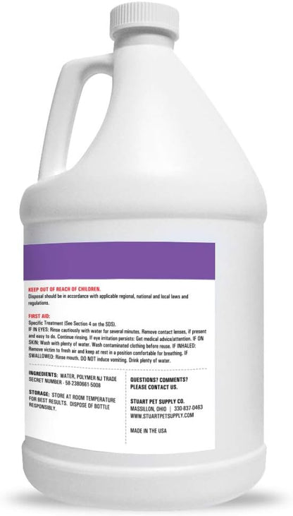 Stuart Pet Supply Co. Professional Strength Deep Clean (Gal.) 3X Carpet Cleaner Solution & Deodorizer, Concentrated Encapsulating Carpet Shampoo, Pet Odor & Dirty Carpet Cleaning Solution 128 fl oz.