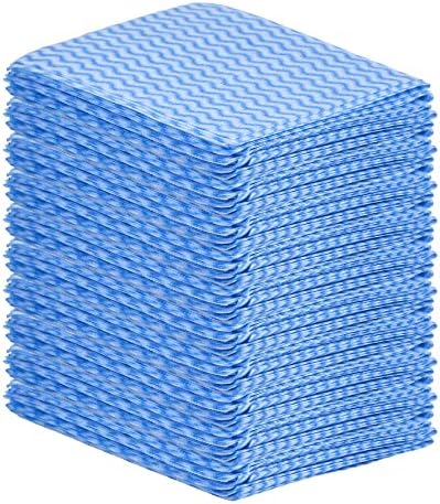 Superio Handy Wipes For Kitchen Multi-Purpose Heavy-Duty Reusable Cleaning cloth for house, Bathroom, and office. Disposable Dish Towel (60 Grey)