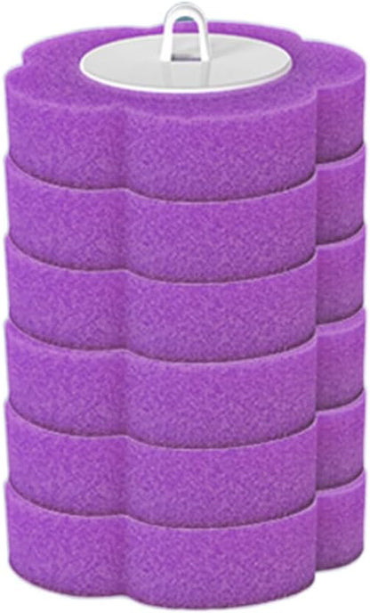 36 PCS Disposable Toilet Brush Heads, Toilet Bowl Wand Refills for Toilet and Bathroom Cleaning, Disposable Toilet Cleaner Refill Pads for Washroom Mats Brush Cleaning System (36PCS)