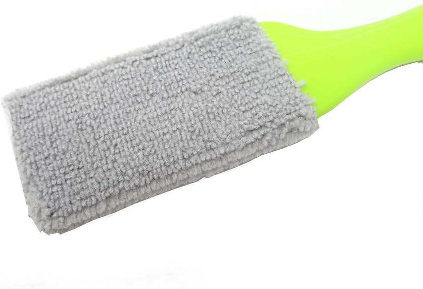 yueton Double Ended Portable Cleaning Brush Mini Hand Held Magic Brush Duster for House, Car, Office (Black)