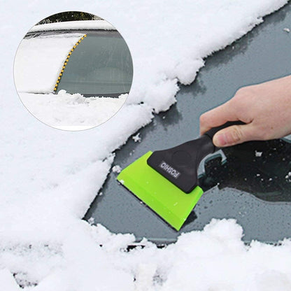 FOSHIO Small Squeegee with 5 Inch Dark Blue Rubber Blade Mini Wiper Window Tinting Tools for Mirror Glass Window Cleaner with Non-Slip Handle, 2 Pack