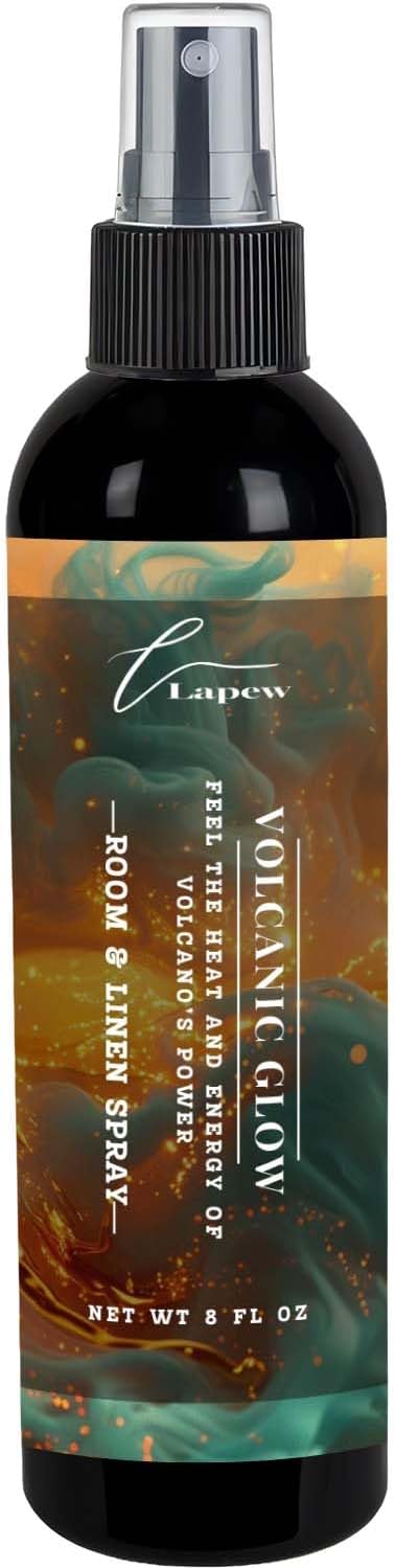 Lapew Room & Linen Spray | Fragrance Mist for Home, Car & Office | Fabric & Air Freshener | Neutralizing Mist | Made in USA | Cozy Cinnamon & Apple - Colors A