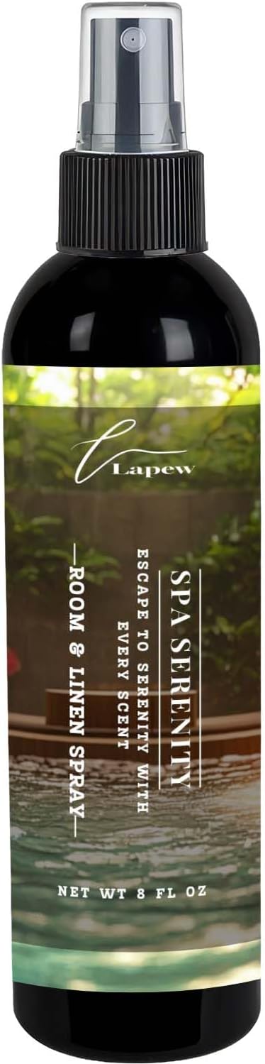 Lapew Room & Linen Spray | Fragrance Mist for Home, Car & Office | Fabric & Air Freshener | Neutralizing Mist | Made in USA | Cozy Cinnamon & Apple - Colors A
