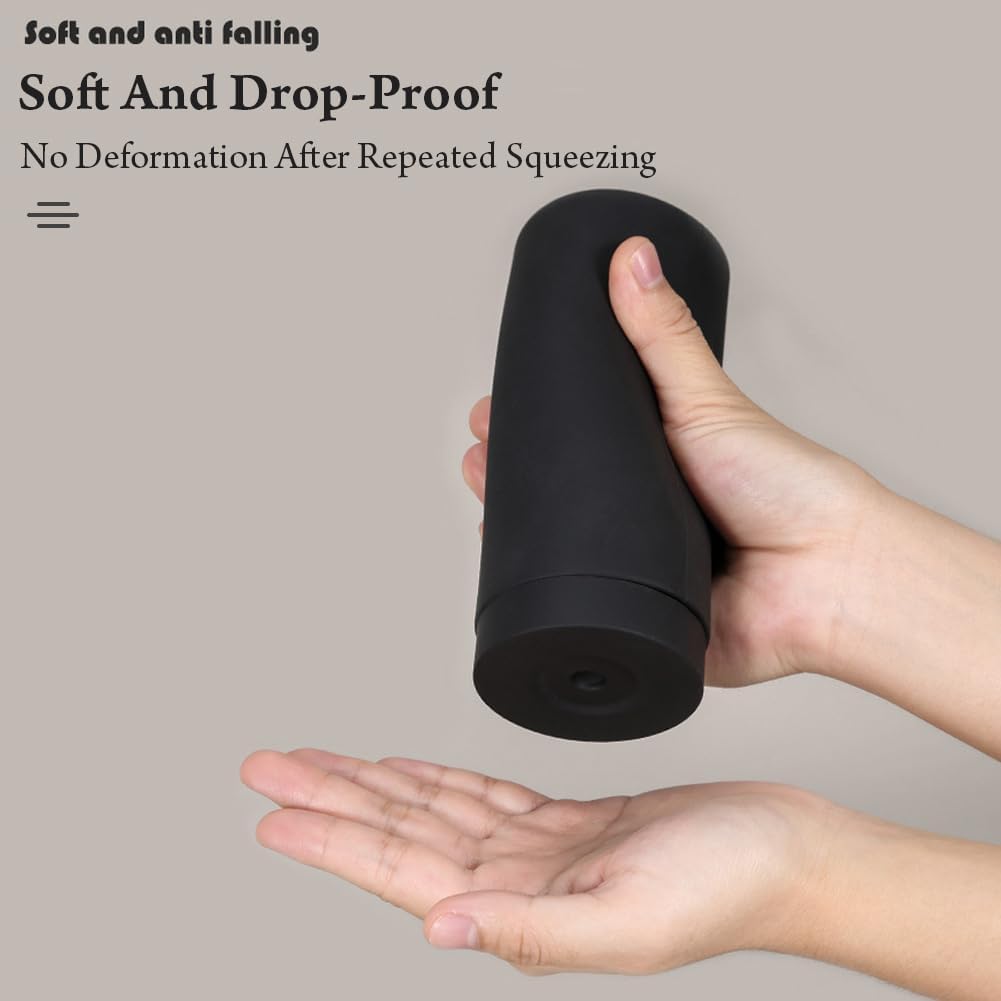Soap Dispenser Dish Soap Silicone Dispenser Liquid Dish Soap Dispenser Squeeze Bottle Dish Washing Liquid Dispenser Refillable Leakproof Silicone Divided Bottle for Lotion Hand Wash