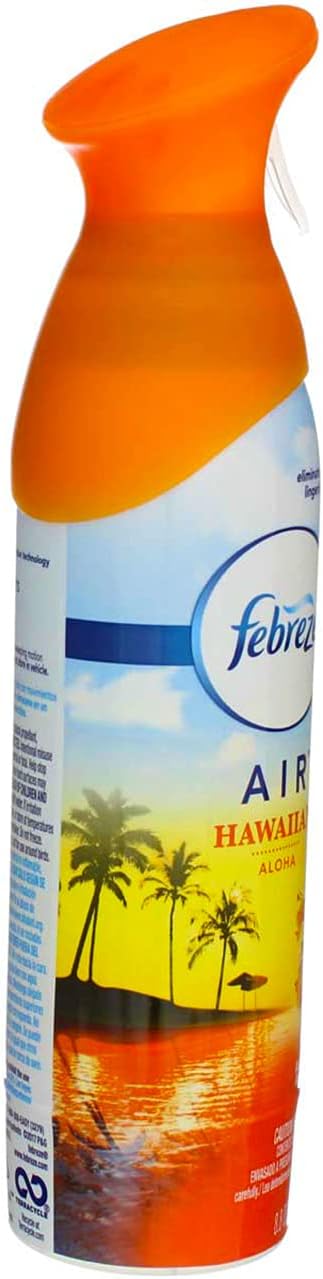 Febreze Air Mist Air Freshener Spray, Odor-Fighting Room Spray, Air Fresheners for Home and Bathroom and Kitchen, Aerosol Can, Mountain Scent, Purple, 8.8oz (Pack of 3)