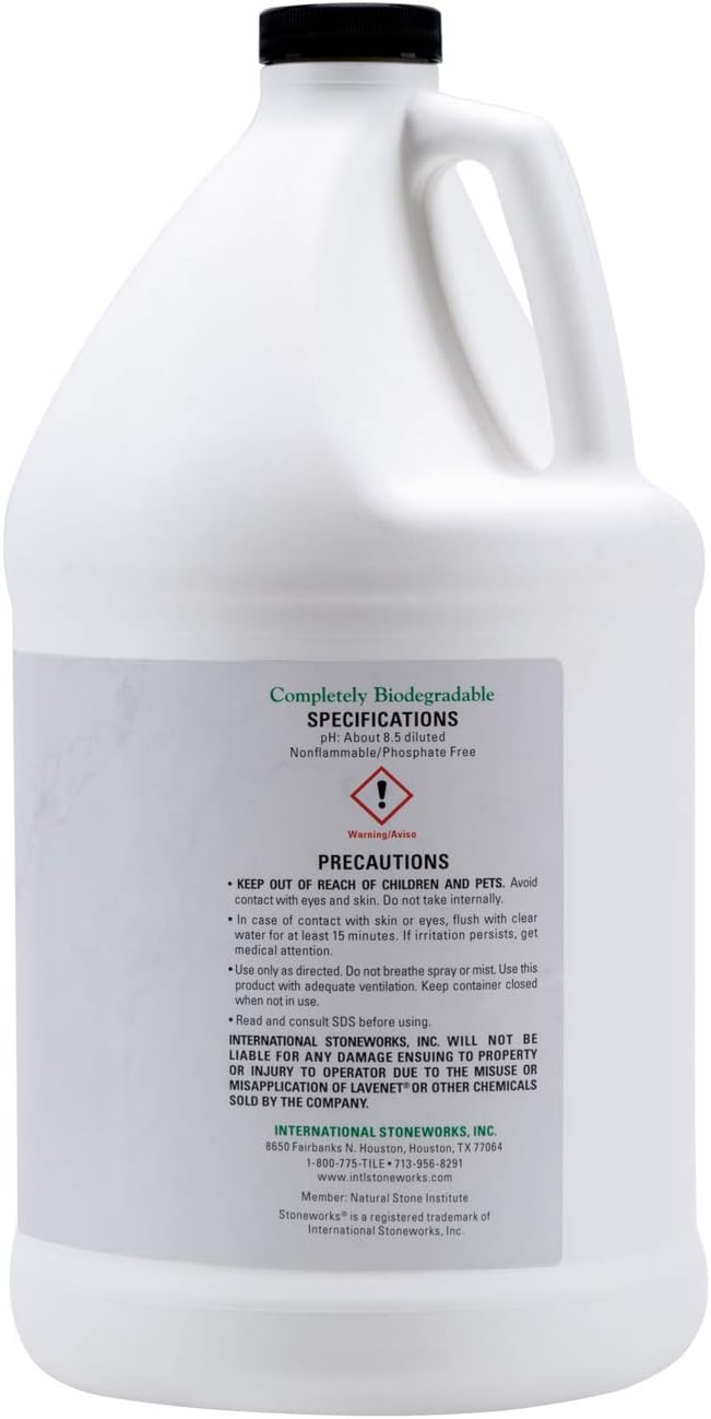 Lavenet Concentrate (1 Pint) pH-balanced cleaner for marble, granite, travertine, limestone, terrazzo, slate, flagstone and other natural stones