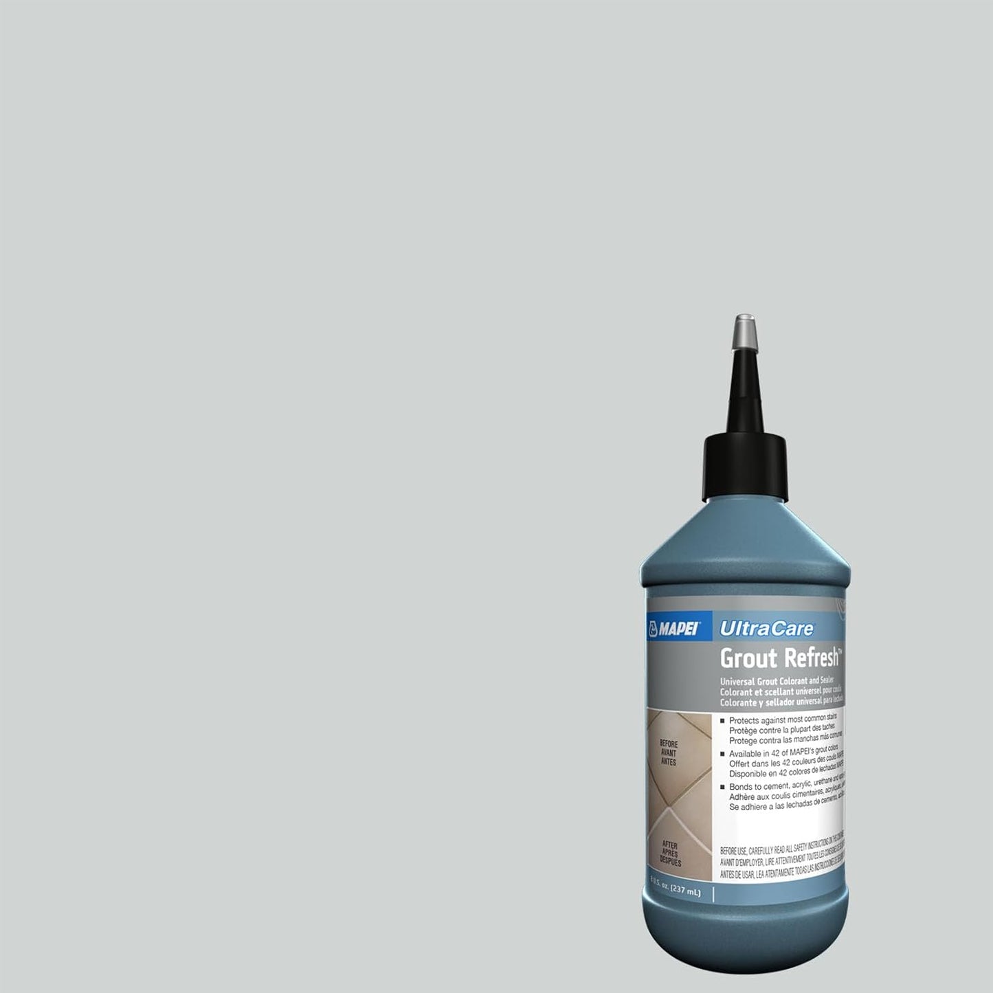 MAPEI UltraCare Grout Refresh, Universal Grout Colorant & Sealer, 8 oz Bottle – Easy Grout Restoration & Protection, 5047 Charcoal - Colors B
