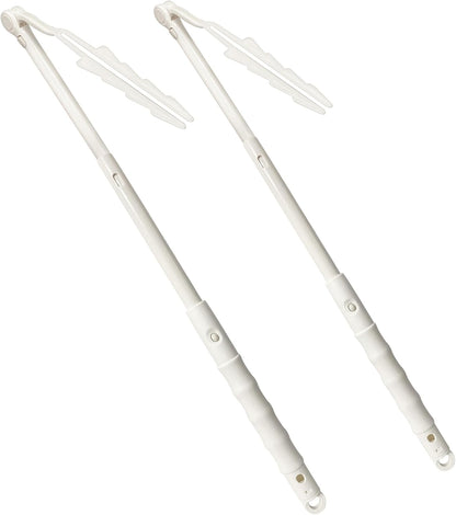 KEUYE Replacement Handles Compatible with Swiffer Duster Refill, Extended Handle, Adjustable Length Handles only (2pcs)