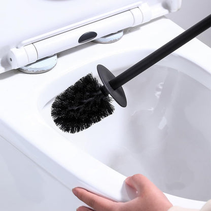 4PCS Toilet Brush Replacement Head Cleaning Tool,Toilet Bowl Brush Head Replacement with Sturdy Stiff Bristles for Bathroom (Black)