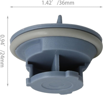 RDEXP 3.6x2.4cm Plastic Gray 8558307 Dishwasher Dispenser Cap Rinse Aid Caps for Dishwasher Part Replaces 8558307 8539095 1060792 8193984 8558310