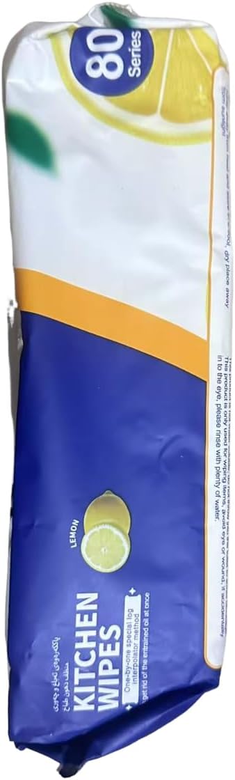 CleaningWipes for Microwaves and Cooktops, Easily Removes Food and Grime Buildup, Great for Home and Kitchen Use - 80 Count,Professional Grade Heavy-Duty Cleaning，Convenient Stove Cleaner