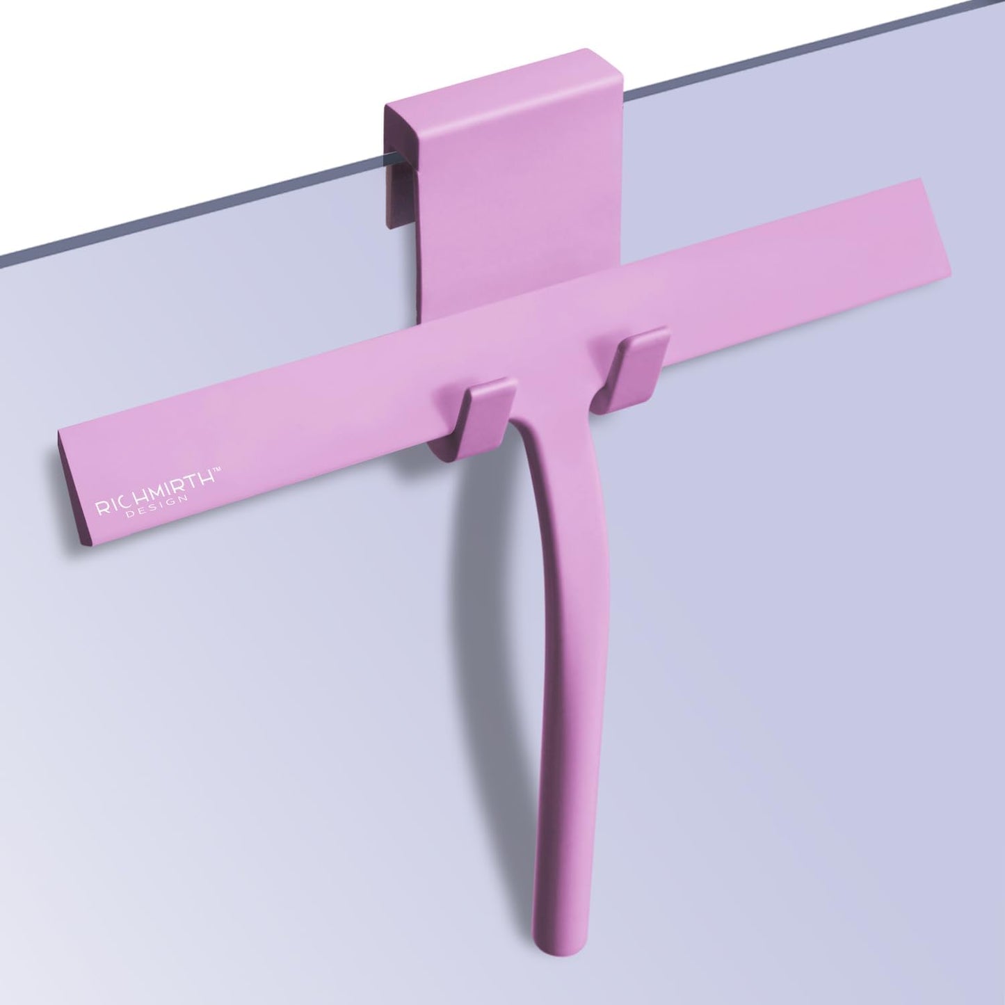 Shower Squeegee for Glass Doors, RICHMIRTH 11" Inch Width Silicone Rubber Blade Squeegee Window Cleaner Tool Squeegee for Shower Glass Doors Bathroom