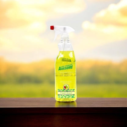 Plant-Based Bathroom Cleaner, 32 Fl Oz, All-Purpose Soap Scum Remover for Sinks, Tubs, Showers (Fresh Scent)