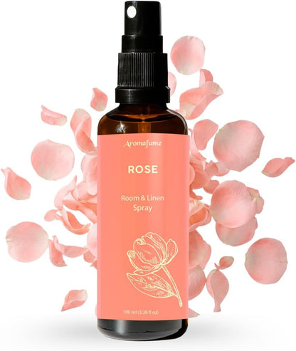 Vanilla Room, Linen & Pillow Spray by Aromafume | 100ml/3.38 fl oz | with Pure Vanilla Essential Oil | Aromatherapy Spray | Mist for Bedding, Fabrics