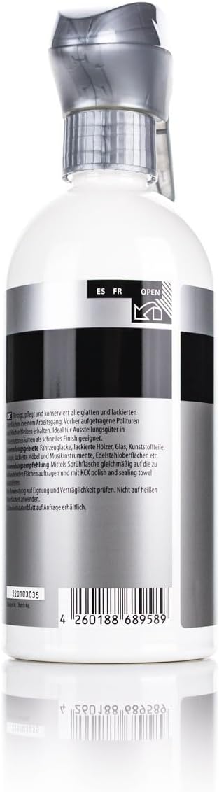 KOCHCHEMIE Quick & Shine Allround Finish Spray - Cleans, Maintains, and Preserves All Smooth and Painted Surfaces; Ideal for Quick Finishing and Showroom Exhibition Use (500 milliliters)