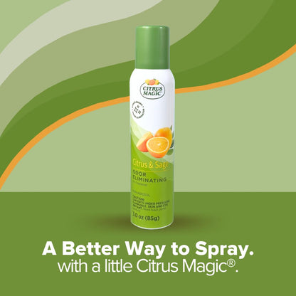 Citrus Magic Odor Eliminating Air Freshener Spray, Assorted Fragrances - Georgia Peach, Dragonfruit, Citrus and Sage, Grapefruit