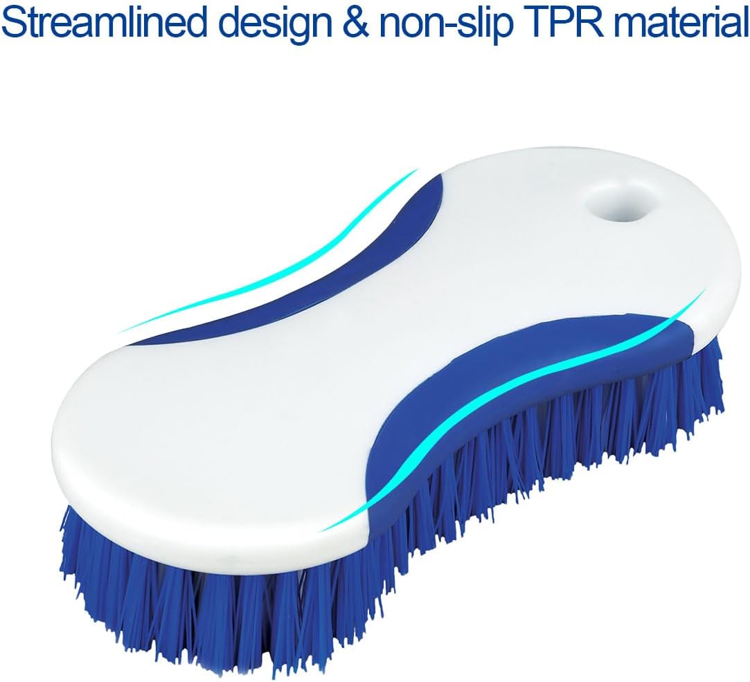 CELOX 2 Pack Multi Purpose Heavy Duty Scrub Brush, Deep Clean Brush for Tile Floors and Walls, Shower Doors, Tubs