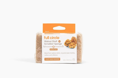Full Circle Agave Leaf Scour Pads – Pack of 3 – Maximum Strength, Non-Scratch Dish Scrubber Made with Plant-Based & Recycled Materials, Safe for Nonstick