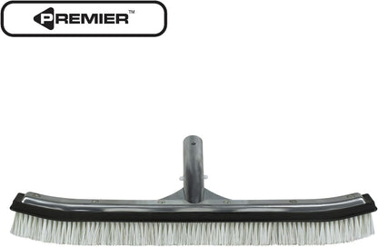 Poolmaster 5-Inch Stainless Steel Pool Algae Detail Brush, Heavy-Duty Aluminum Back, for Gunite Concrete Pools and Spas, Small Narrow Head for Corners, Steps and Tight Areas