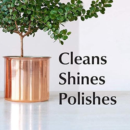Wright's Copper and Brass Polish and Cleaner Cream- 8 Ounce - 2 Pack - Gently Clean and Remove Tarnish Without Scratching,8 Ounce (Pack of 2)