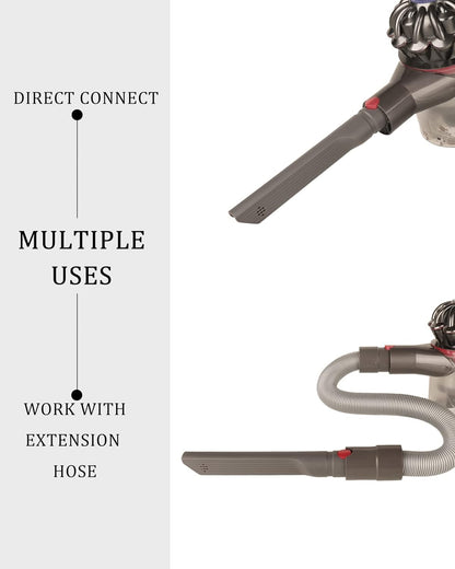 Fulllclean Crevice Tool Attachment Compatible with Dyson Gen5 V15 V15s V12 V11 V10 V9 V8 V7 Vacuum Cleaner Accessories Replacement Parts Brush Nozzle