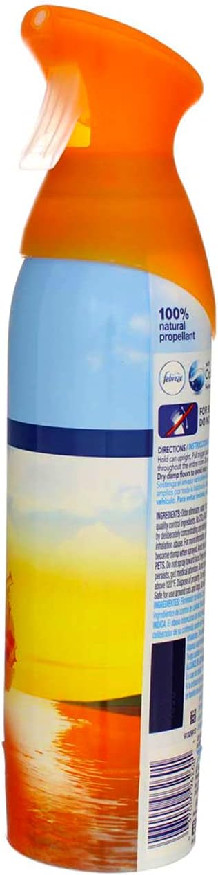 Febreze Air Mist Air Freshener Spray, Odor-Fighting Room Spray, Air Fresheners for Home and Bathroom and Kitchen, Aerosol Can, Mountain Scent, Purple, 8.8oz (Pack of 3)