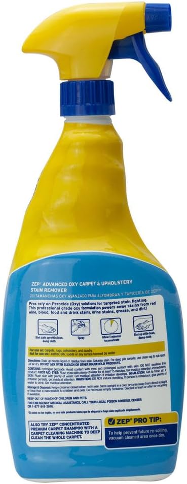 Zep Inc 32Oz Zep Oxy Cleaner Zoxy32 Stain Removal