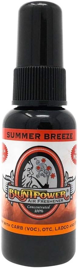 BluntPower Oil Based Concentrated Air Freshener and Oil for Diffuser - Air Freshener Spray For Room, Car, Bathroom - Concentrated Room Deodorizer & Odor Eliminator Spray - Cherry 1.5oz. (3 Pack)