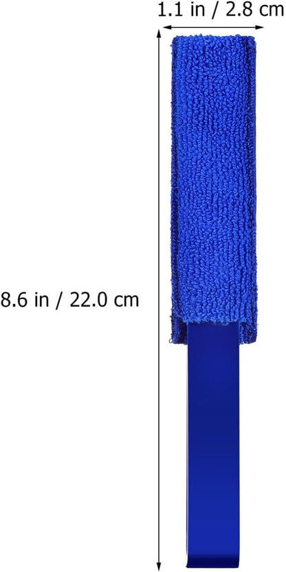 Lurrose 4 Pack Blinds Duster, Window Blind Cleaner Duster Brush with Microfiber Sleeves Blinds Cleaning Tools for Window Fans