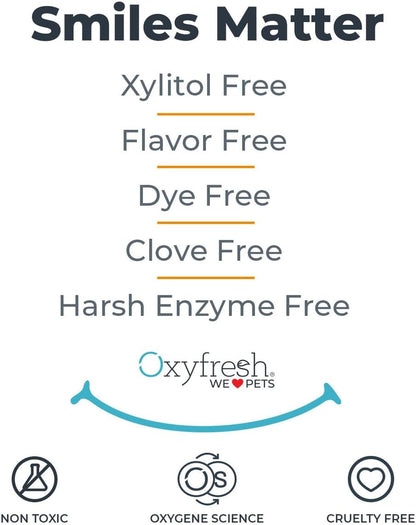 Oxyfresh Professional Cat & Dog Toothpaste, Teeth Cleaning Gel for Plaque, Tartar & Bad Breath, Vet-Approved Pet Dental Care, 4 oz