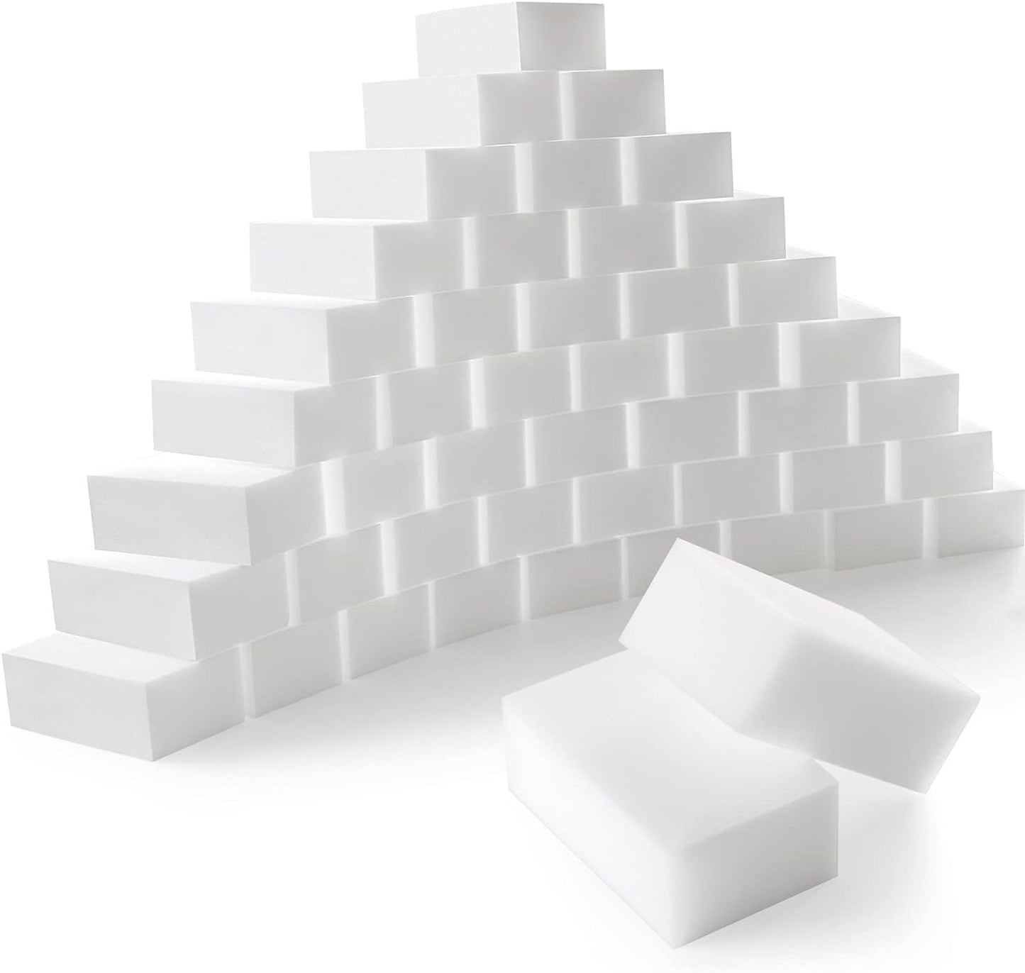 Trendbox 50 Pack Melamine Sponges Magic Cleaning Sponges in Bulk Melamine Foam for Dishes Eraser Sponges for Cleaning