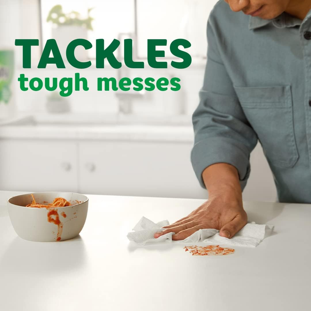 Bounty Quick Size Paper Towels, White, 8 Family Rolls