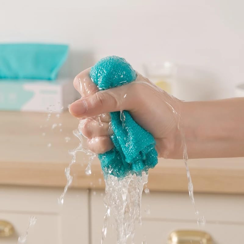 Snap-Grip Mini Mop with 39in Handle — INWEJIA Zero-Touch Gap Dust Cleaner & Locking Head, Disposable Lazy Mop Wet and Dry for Kitchen Bathroom Toilet Corners Window Wall Cleaning