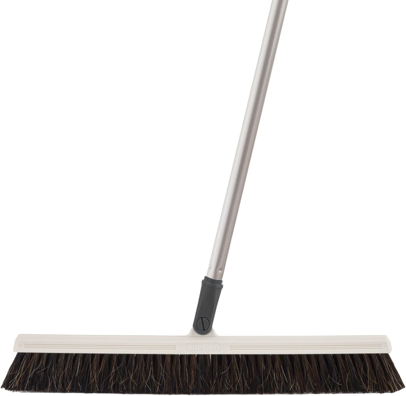 Superio 16"" Slim Silicone Salon Broom - Carpet Rake for Liquid, Human Hair, and Pet Hair, and Fur Space Saving and Easy to Wash, 12811274