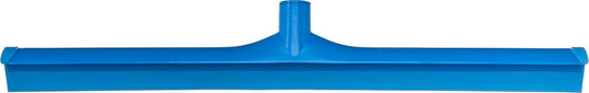 SPARTA 24" Floor Squeegee Replacement Head, Seamless Rubber with Rust-Free Plastic Frame for HACCP Compliance, Heavy-Duty Industrial Use, Thermoplastic Rubber, 24 Inches, Blue