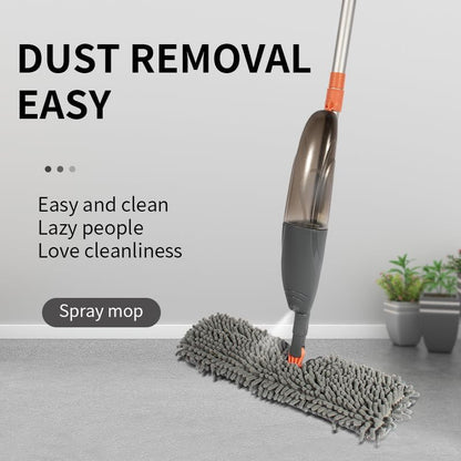 3-in-1 Spray Mop Set with Double-Sided Chenille, Microfiber, and Squeegee Pads - Lightweight Aluminum Handle, 520ML Water Tank, All-Floor & Window Cleaning (Stella - LV-S03)