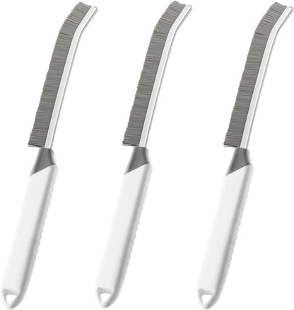 Crevice Cleaning Brush Bathroom Tile Groove Gap Cleaning Brush Premium Crevice Cleaning Tool Aluminum Support with 15° Angled Head-Grout Thin Brush,Kitchen & Bathroom Tool (5PCS)