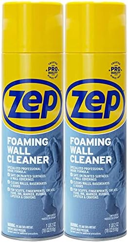 Zep ZUFWC18 Foaming Wall Cleaner, 18 oz, Clear