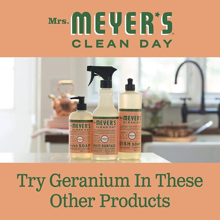 Mrs. MEYER'S Kitchen Set, Dish Soap, Hand Soap, and Multi-Surface Cleaner, 3 CT (Snowdrop)