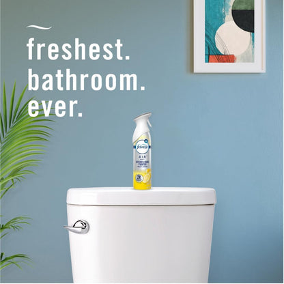 Air Mist Air Freshener Spray, Odor-Fighting Room Spray, Air Fresheners for Home and Bathroom and Kitchen, Aerosol Can, Linen & Sky Scent, 8.8oz (Pack of 2)