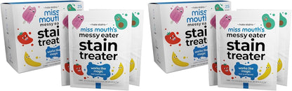 Miss Mouth's Messy Eater Stain Treater Spray - 4oz & 10 Wipes Stain Remover - Newborn & Baby Essentials - No Dry Cleaning Food, Grease, Coffee Off Laundry, Underwear, Fabric