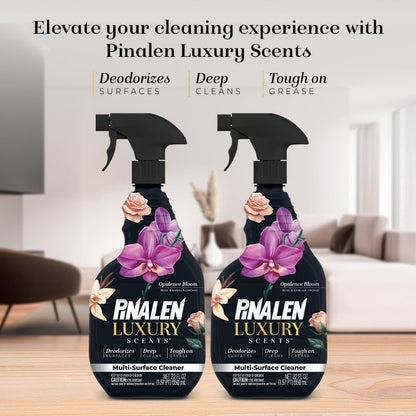 PINALEN Luxury Scent Multipurpose Cleaning Spray - Opulence Bloom - 22 fl oz - All Purpose Cleaner for Kitchen, Bathroom & Surfaces