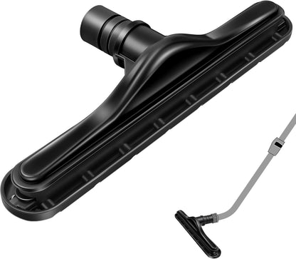 Replacement Floor Tool Compatible with ProTeam 101446 E-Z Glide Backpack Vacuums 10 QT & 6 QT, 14" Hard Floor Tool Compatible with Commercial Cleaners(Brush with Scalloped Edges,Gray)