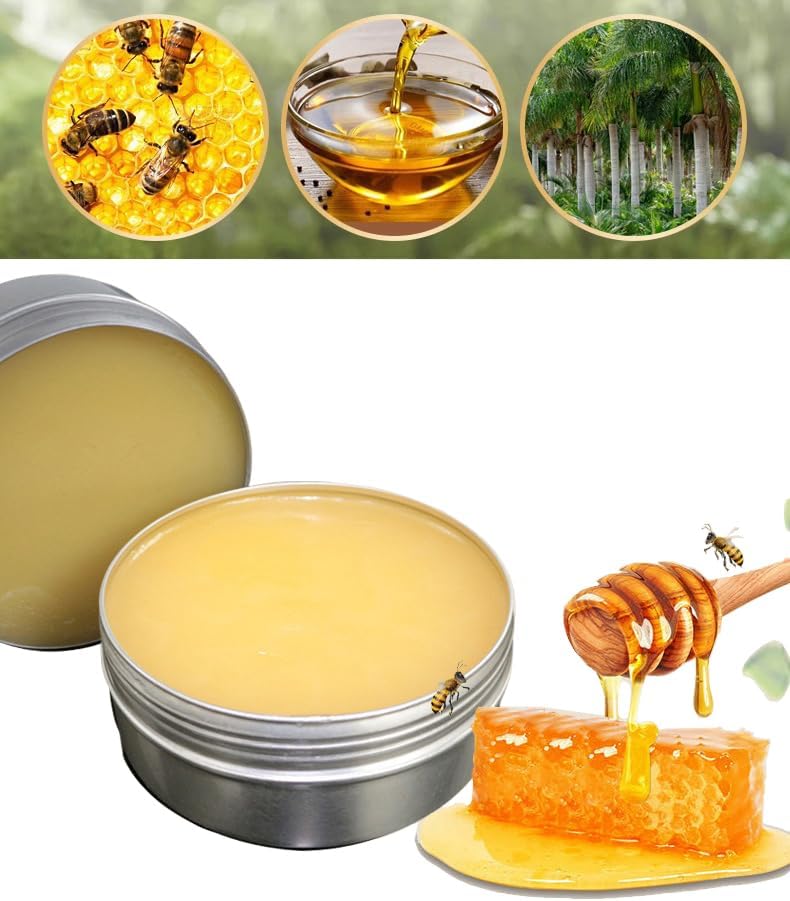 Premium Beeswax Paste Wood Finish & Polish Cutting Board Sealer,Bees wax furniture polish and cleaner,Protects & Restores Furniture Polish for Floors,Cabinets,Tables,for all seasons(200g)