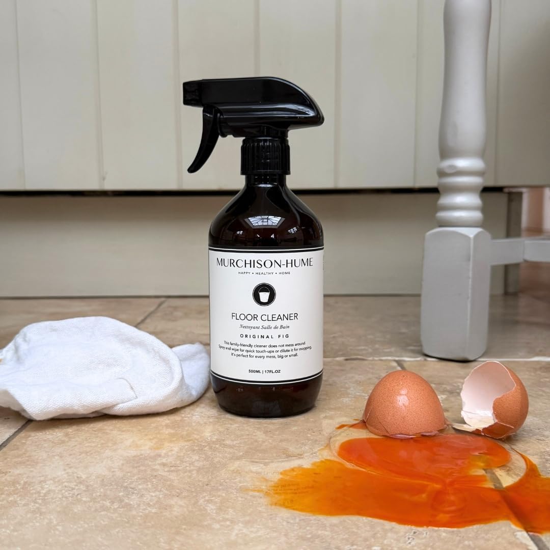 Murchison-Hume Natural Floor Cleaner Spray – Pet-Friendly, Non-Toxic, Plant-Based Formula for Hardwood, Tile & Laminate – Streak-Free Shine, Fresh Scent – 17oz Bottle-Original Fig